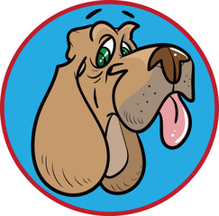Hound Dog Sticker
