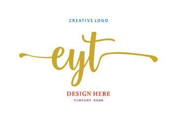 EYT lettering logo is simple, easy to understand and authoritative