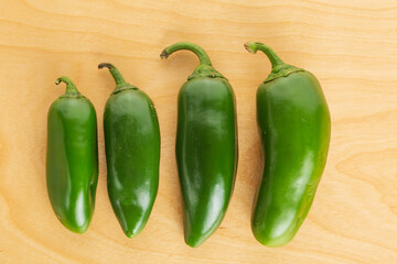 Green Peppers Overhead