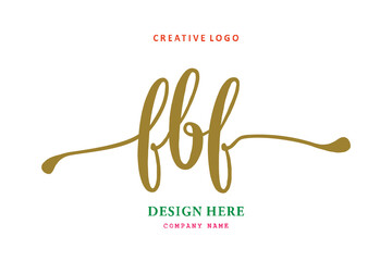 FBF lettering logo is simple, easy to understand and authoritative