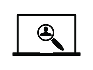 finding a person in a laptop