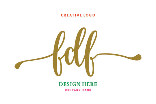 FDF lettering logo is simple, easy to understand and authoritative