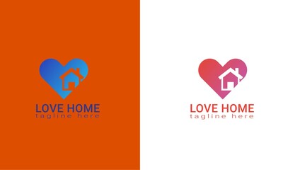  love home logo desigen