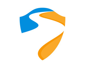 Shield protection with road way inside