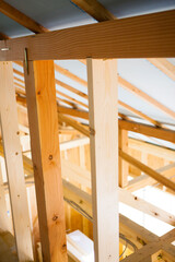 住宅の施工現場