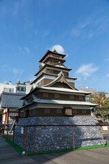 北の庄城の再現モデル