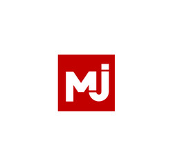 MJ Icon on red block