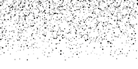 Silver glitter confetti.