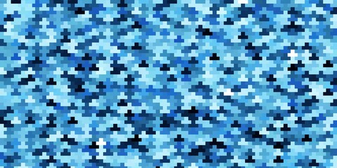 Fototapeta premium Light BLUE vector background with rectangles.