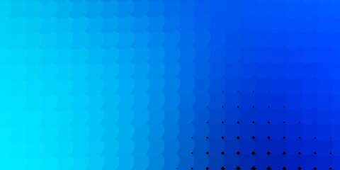 Light BLUE vector background with circles.