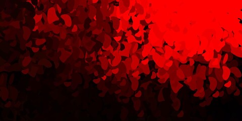 Dark red vector template with abstract forms.