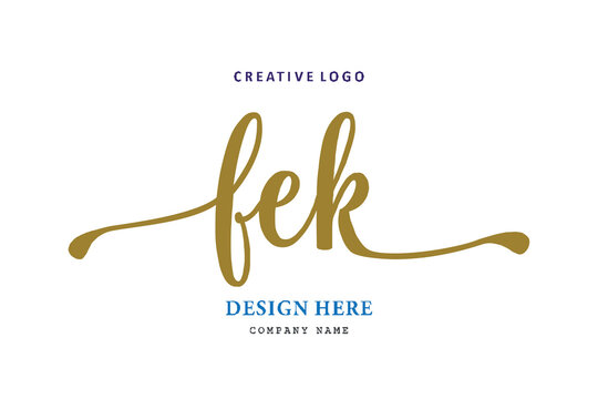 FEK lettering logo is simple, easy to understand and authoritative