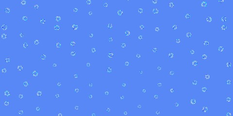 Light blue vector background with spots.