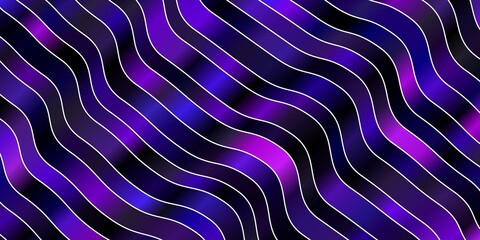 Dark Purple, Pink vector template with lines.