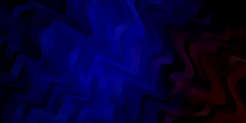 Dark Blue, Red vector layout with wry lines.