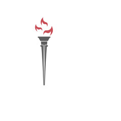 Torch  Logo Template vector symbol