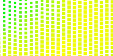 Light Green, Yellow vector template in rectangles.