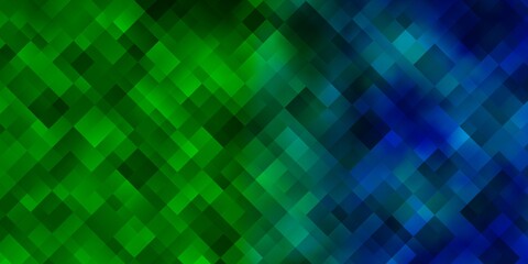 Dark Multicolor vector backdrop with rectangles.