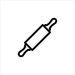 rolling pin icon vector design trendy