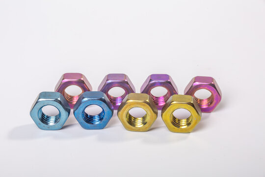 Colored Anodized Bolts High Strength Metal Fasteners