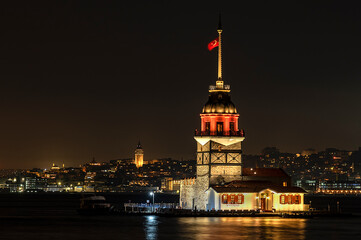 Kizkulesi is located off the coast of Salacak neighborhood in Üsküdar district, at the southern...