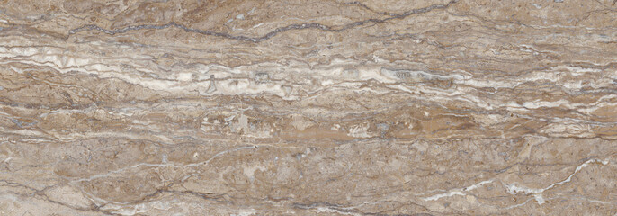 Naklejka na ściany i meble brown color travertine marble design with natural texture surface