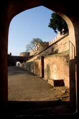 Framed View of Fort at Jhasi