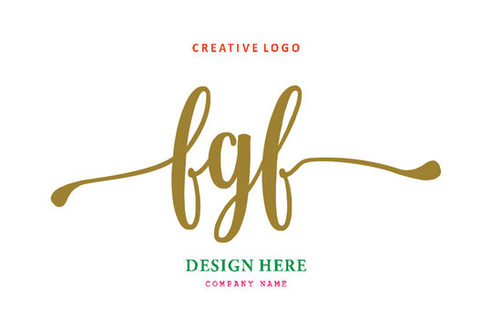 FGF lettering logo is simple, easy to understand and authoritativePrint