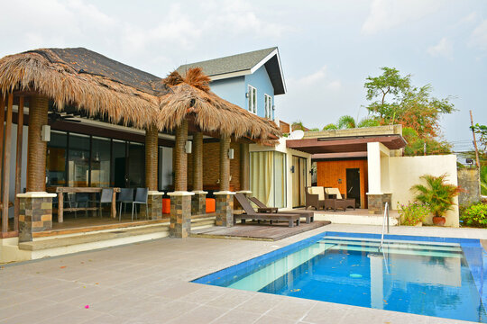 Acuaverde Beach Resort private cottage facade in Laiya, Batangas, Philippines