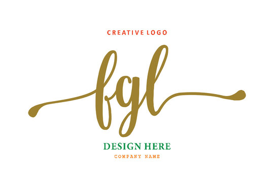 FGL lettering logo is simple, easy to understand and authoritativePrint