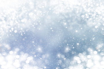 クリスマスキラキラ幻想的雪降る背景テクスチャ