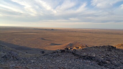 Fototapeta na wymiar landscape of the desert