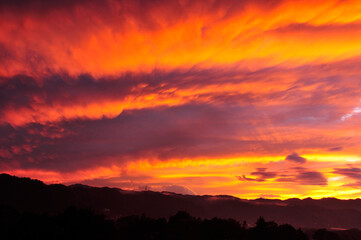 夕焼け雲