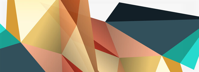 3d mosaic abstract backgrounds, low poly shape geometric design