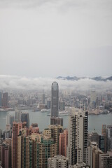 city skyline hong kong hongkong