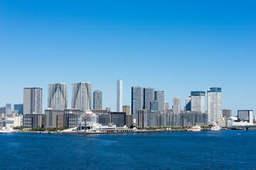 Fototapeta na wymiar 東京晴海の新たな景観
