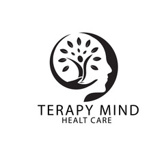 natural therapy mind for health logo designs simple modern