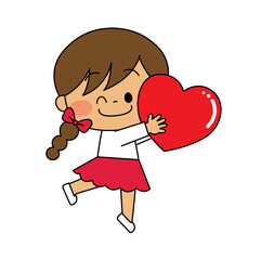 ハートを持っている子供1