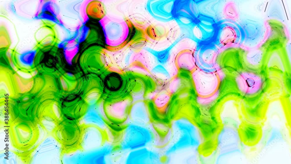 Poster animated color abstraction a