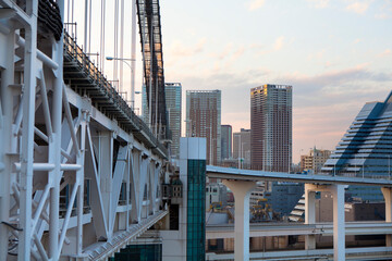 レインボーブリッジの遊歩道