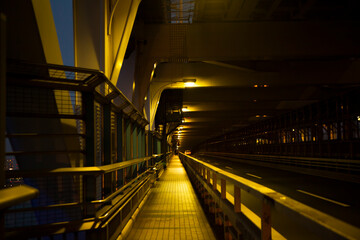 レインボーブリッジの歩道