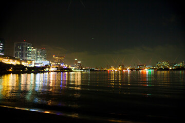 お台場海浜公園の夜景