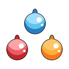 Christmas bell vector collection