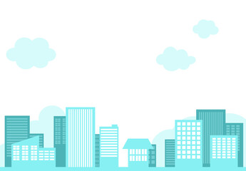 Obraz premium 街並み 背景素材