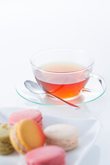 紅茶とマカロン