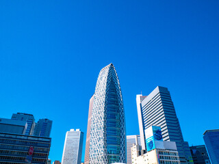 新宿西口・高層ビル・風景