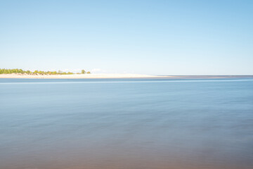 Long Exposure of a Baltic Sea Beach