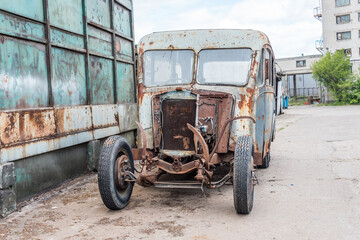 Obraz premium Old Soviet Era Bus