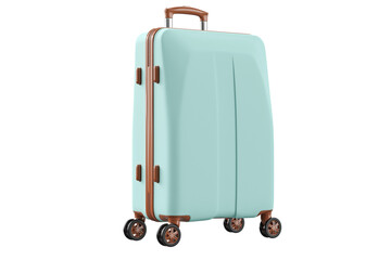 Baggage suitcase travel. 3D isolated white background