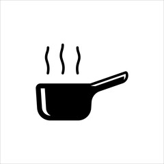 sauce pan icon vector design trendy